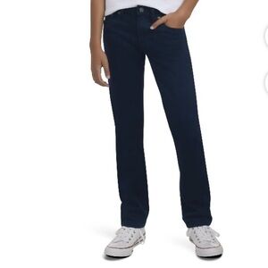 Levi’s Boys 511 Slim Fit Navy Brushed Pants; Size 14Reg